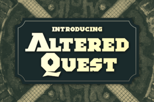 Altered Quest: A Typeface That Breathes Life Into Your Craft