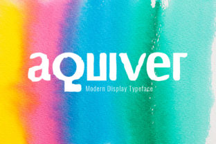 Aquiver: A Font That Breathes Life into Every Craft Project