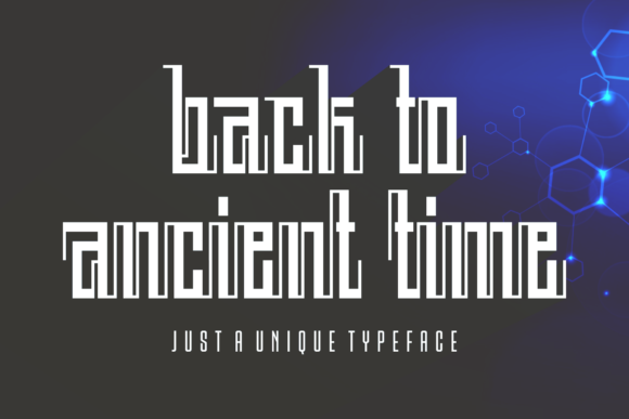 Back to Ancient Time: A Font for Timeless Web Design