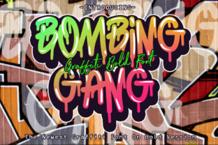 Bombing Gang: A Bold Display Font for Editorial Design