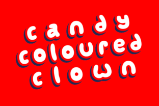 Candy Coloured Clown: A Font That Brings Joy to Every Project