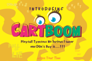 Cartboom: A Playful Font for Editorial Creativity