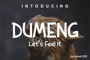 Dumeng: A Font That Breathes Life into Handmade Creations