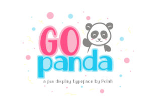 Go Panda: A Fun Display Typeface for Creative Branding