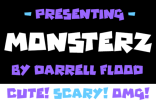 Monsterz: A Playful Display Font for Editorial Creativity
