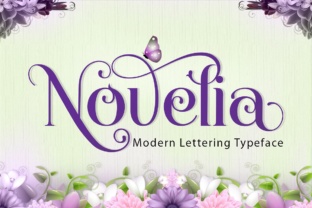 Novelia: A Display Font for Elegant Web Design