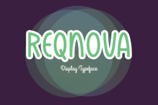 Reqnova: A Playful Display Font for Branding and Design