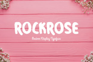 Rockrose: A Versatile Display Font for Editorial Design