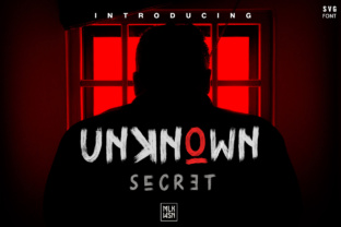 Unknown Secret: A Display Font with Character and Purpose