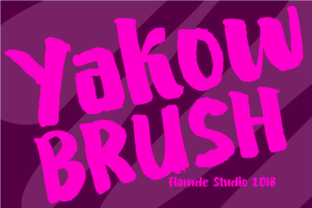 Yakow Brush: A Font That Speaks Volumes